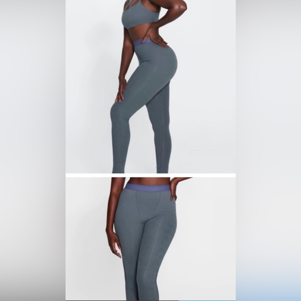 SKIMS Pointelle Legging in Onyx